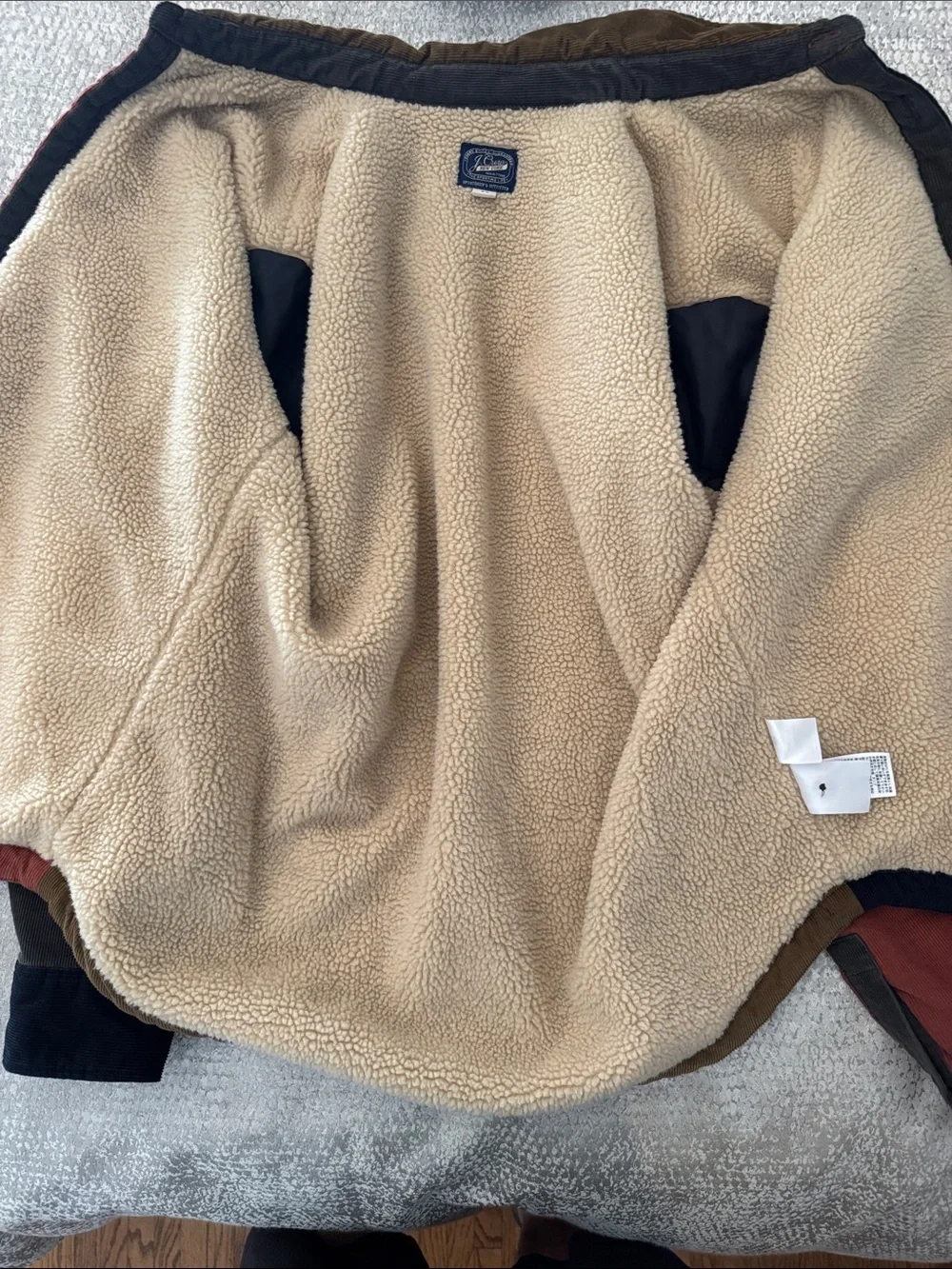 J. Crew Men's Corduroy Sherpa Lined Corduroy Workshirt